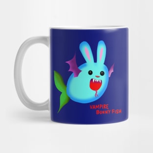 vampire bunny fish Mug